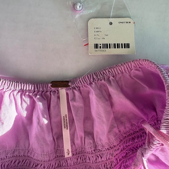 NWT Free People Sail away tunic  tiered ruffle dress lilac purple small - Picture 8 of 15